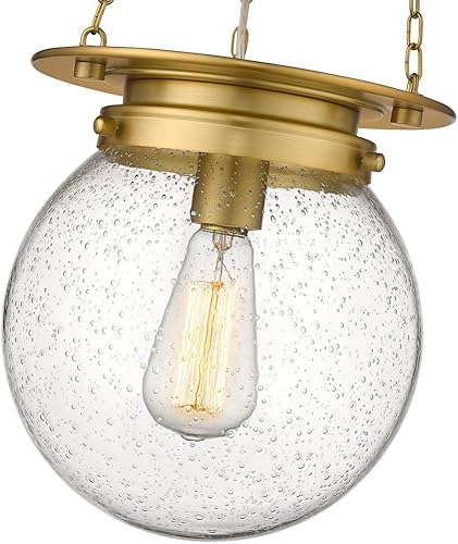 Miniatura 7 de Z-Lite 7506P9-MB Calhoun - Colgante de 1 luz, 60 vatios, negro mate