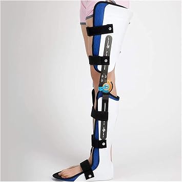 Knee Ankle Foot Orthosis Leg Fracture Lower Limb Paralysis Hip Walking Fixed with Walking Boots Brace Stable Safe for Knee Joint Ankle Joint,Right Leg