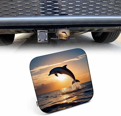 Vista 8 de Cubierta de enganche de receptor de 2 pulgadas, teñido anudado, tinta arco iris, teñido anudado, cubiertas de enganche de goma resistentes