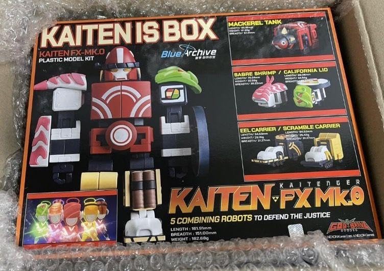 Amazon.co.jp: 韓国限定ブルアカ KAITEN FX Mk0 カイテンジャー 