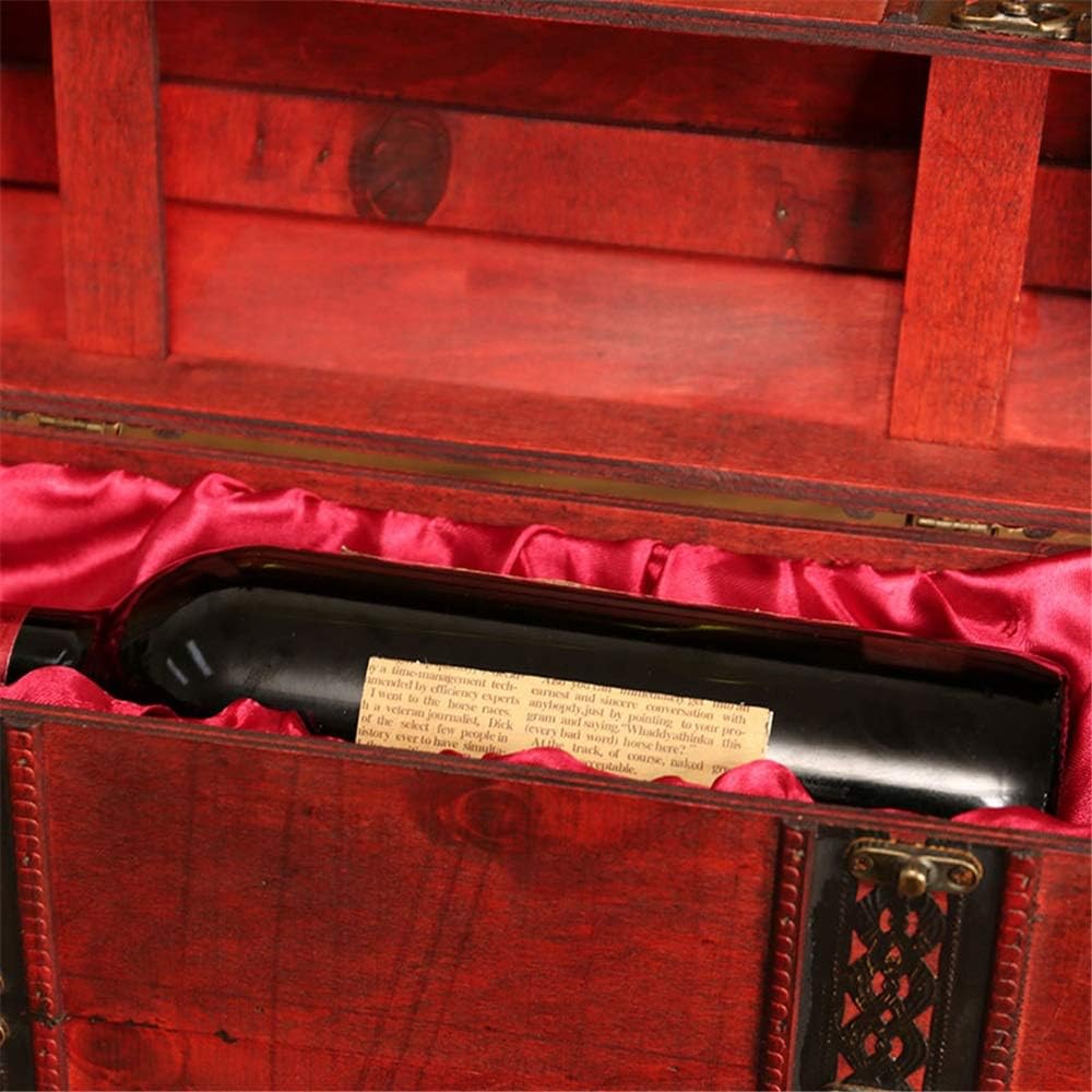 100箱】クラフトワインボックス「2本用」｜業務用備品の通販【飲食店用品.jp】 ワインギフトボックス 2 X 750ミリリットルボトル絶妙なクラフトマンシップのための適切なハンドルのギフトボックス付ヴィンテージ木