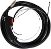 14AK MB15 MIG Welding Torch Lance Gas GASLESS Wire Feed Fixed 3m Cable (+ 0.8mm Tips)