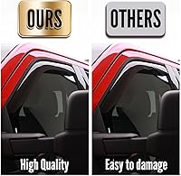 Vista 4 de Viseras de ventilación de ventana en canal, deflectores de viento, viseras de ventana, protectores de lluvia, viseras de ventilación, protectores