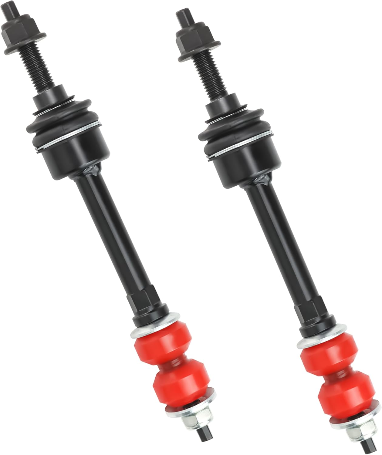 K700432 Front Sway Bars for 2007-2018 Chevy Silverado, 2015-2019 Suburban, 2004-2018 GMC Sierra 1500, Yukon XL 1500 Tahoe Avalanche Cadillac Escalade ESV EXT, Sway Stabilizer Link Replacement (2PCS)