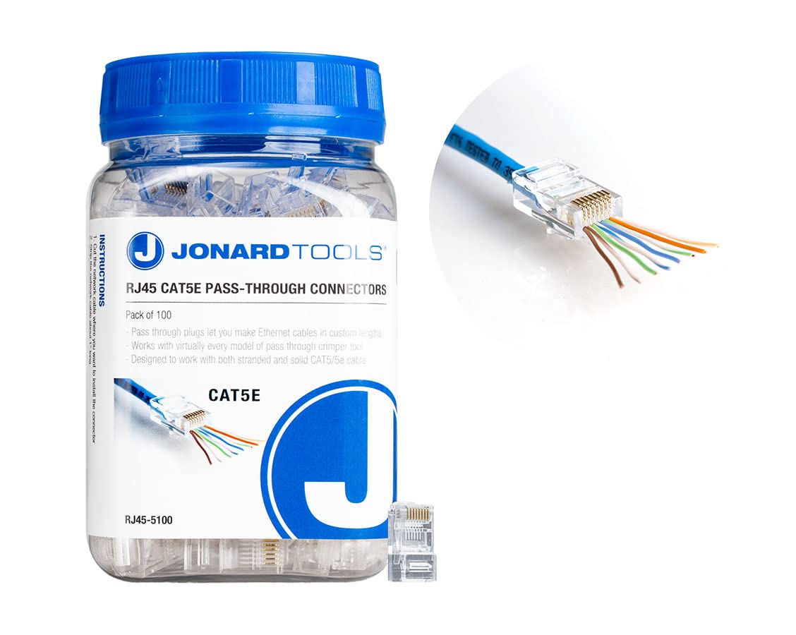 Jonard Tools Pince à sertir pour connecteur standard et alimentation, 1