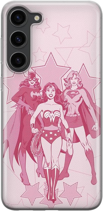 ERT GROUP Mobile Phone Case for Samsung S23 Plus Original and Officially Licensed DC Super Girls 002 Design Perfectly Fit The Cell Phone Shape, TPU Case