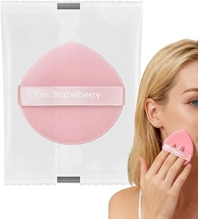 Face Powder Puff Face Makeup Blending Applicator | Pressed Powder Puff for Women Ladies Daily Routine Workplace Travel Events Weddings Parties