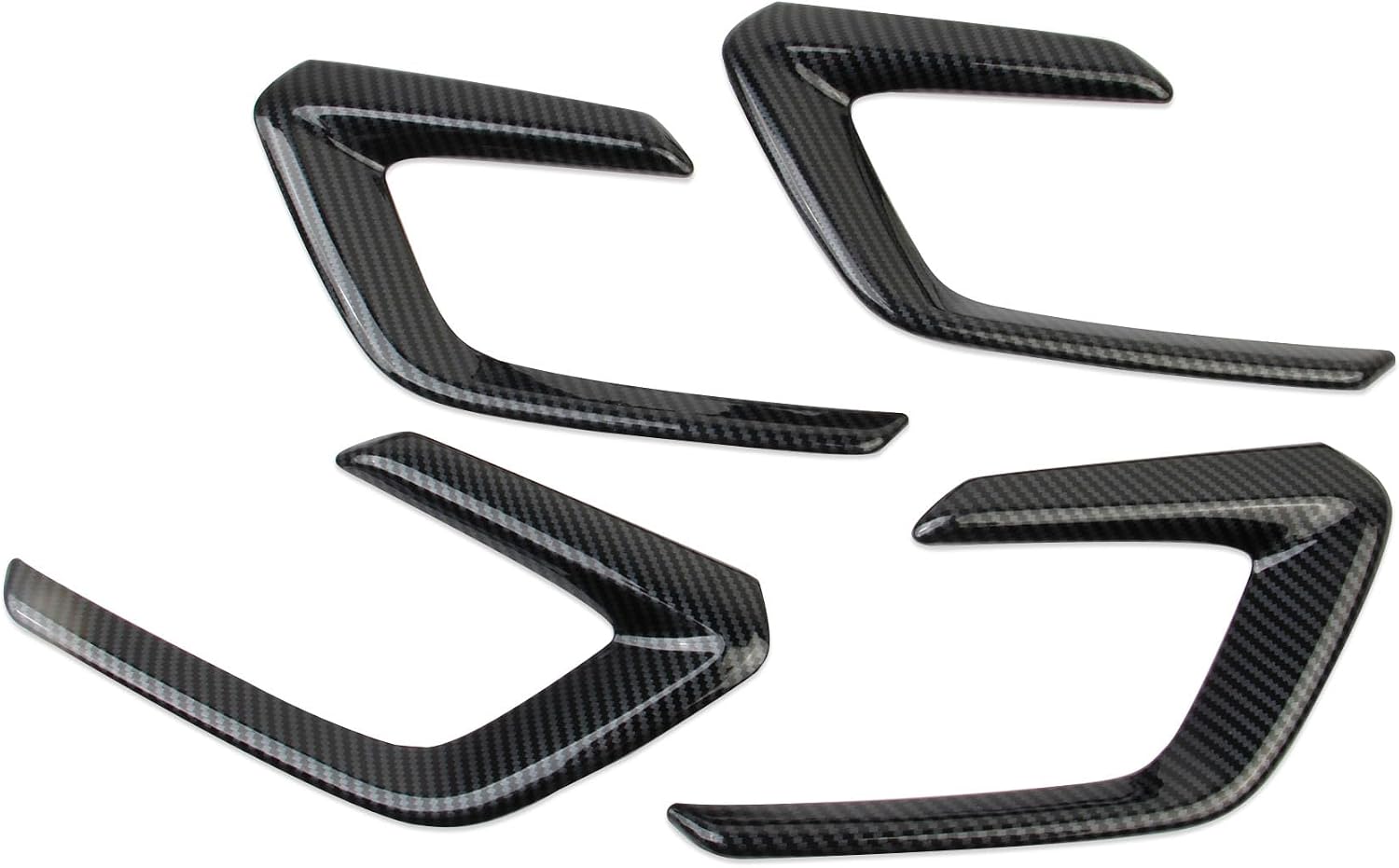 Carbon Fiber Style Door Panel Trim Cover for 2024-2026 Chevrolet Silverado EV