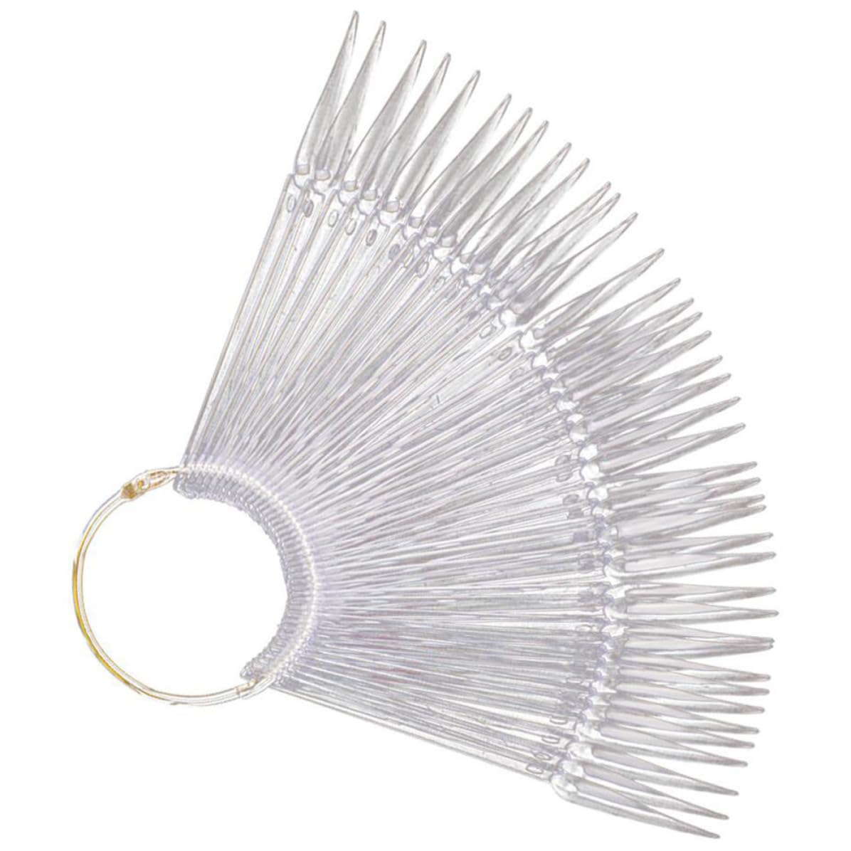 Nail Practice Tips 100pcs Fan Shaped Display Board