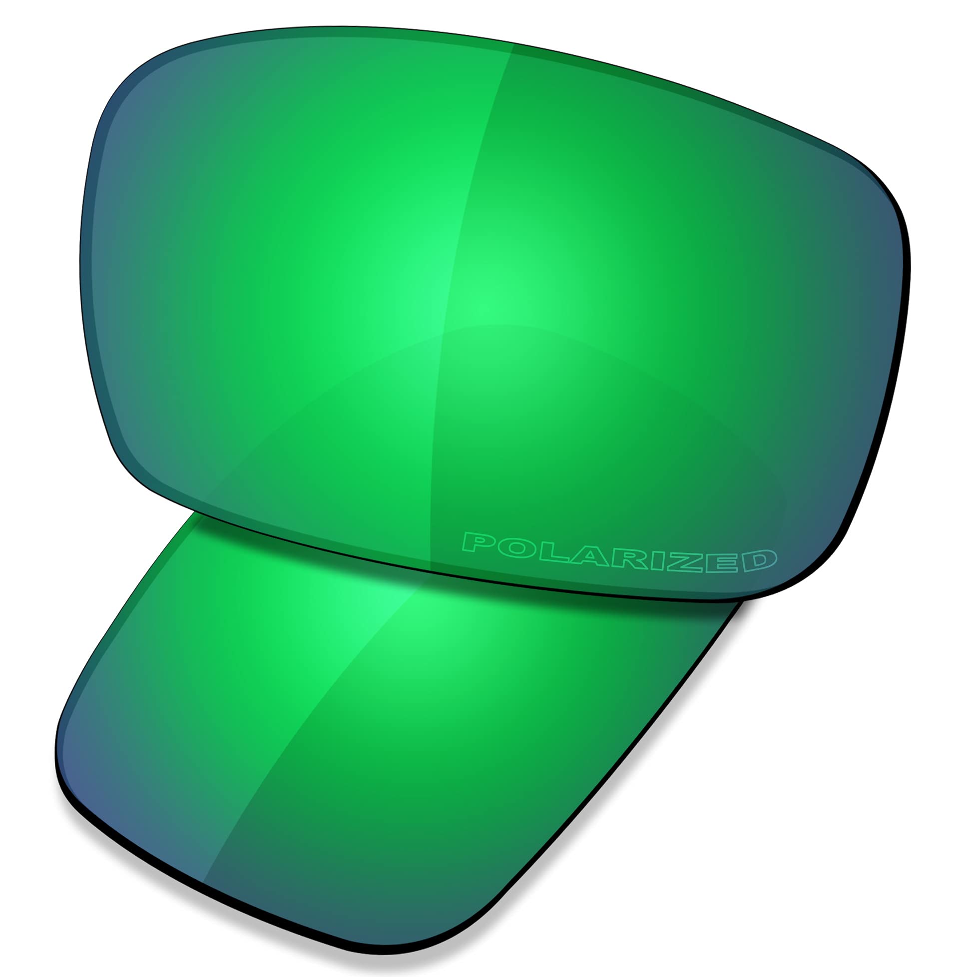 Saucer Premium Replacement Lenses for Oakley Crankshaft OO9239 Sunglasses High Definition - Jade Green Polarized