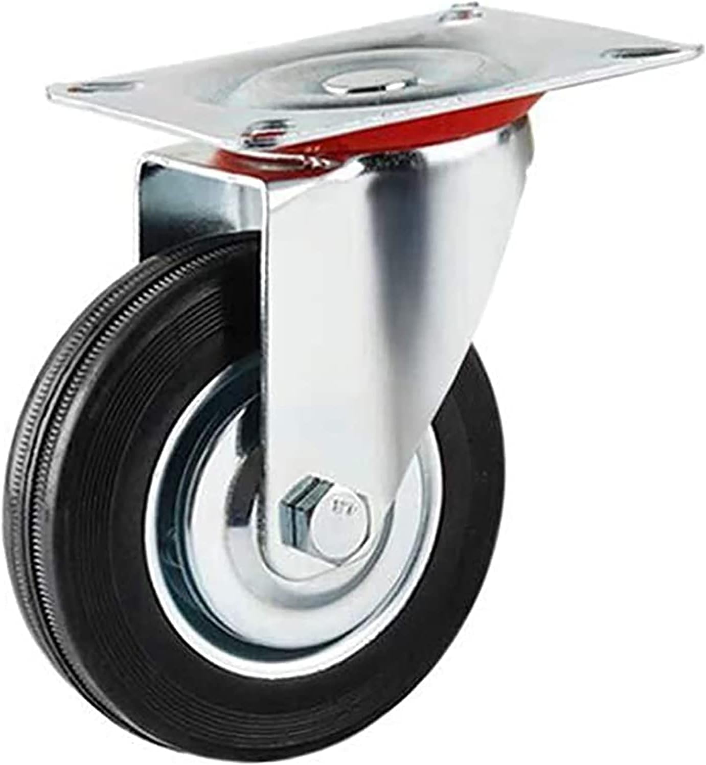 Kippen 1601DX - Ruota Industriale con Piastra Girevole. Diametro 150 mm. (Confezione da 6)