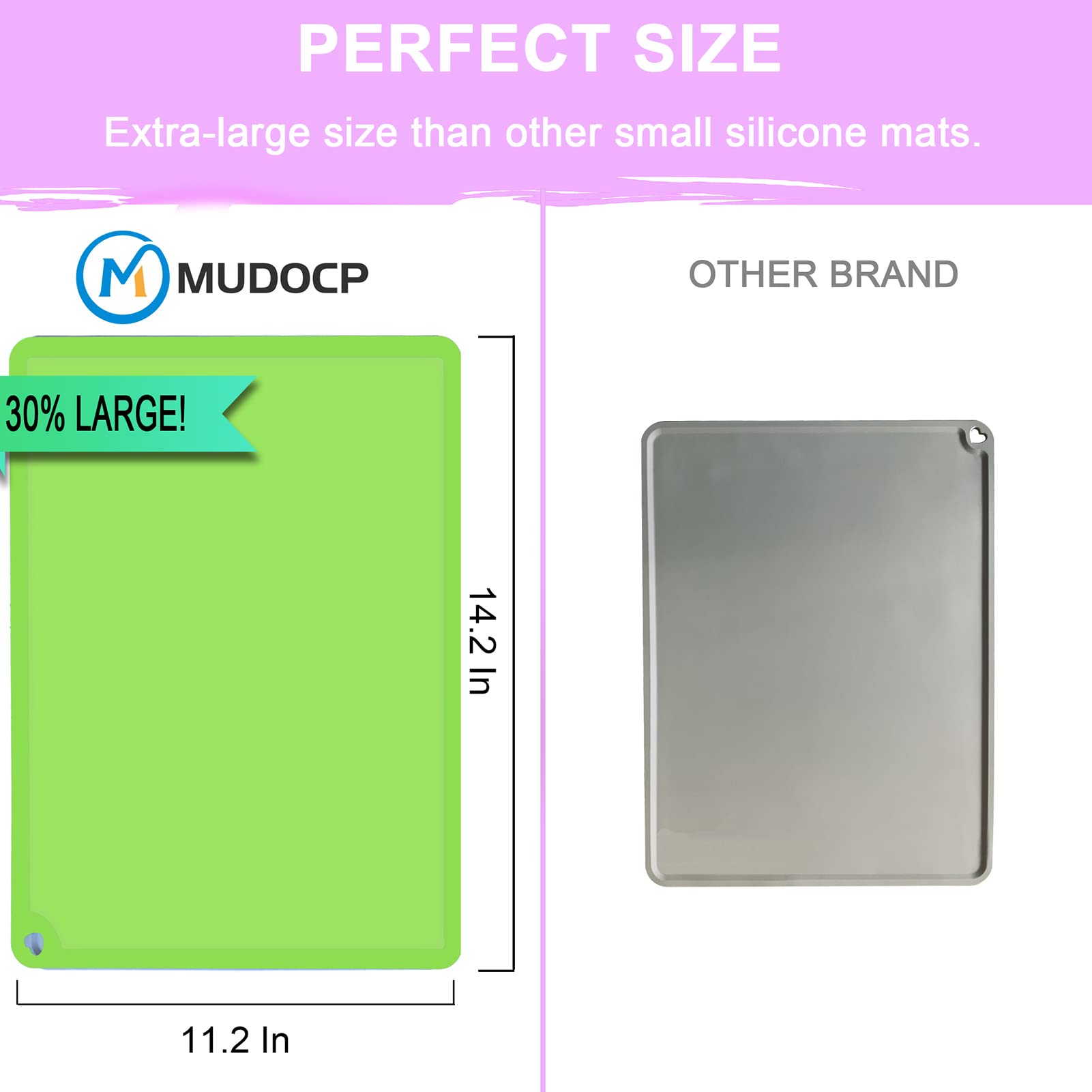 Kids Silicone Placemat, KVK Baby Placemats For Kids Toddler Children