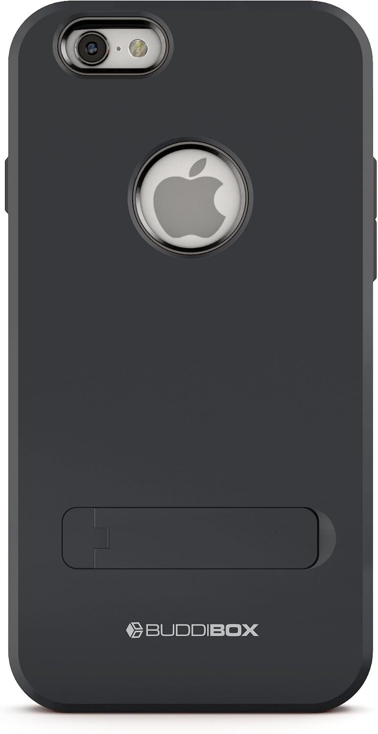 iPhone 6s Case, BUDDIBOX [Shield] Slim Dual Layer Protective Case with Kickstand for Apple iPhone 6 and 6s, (Navy Blue)