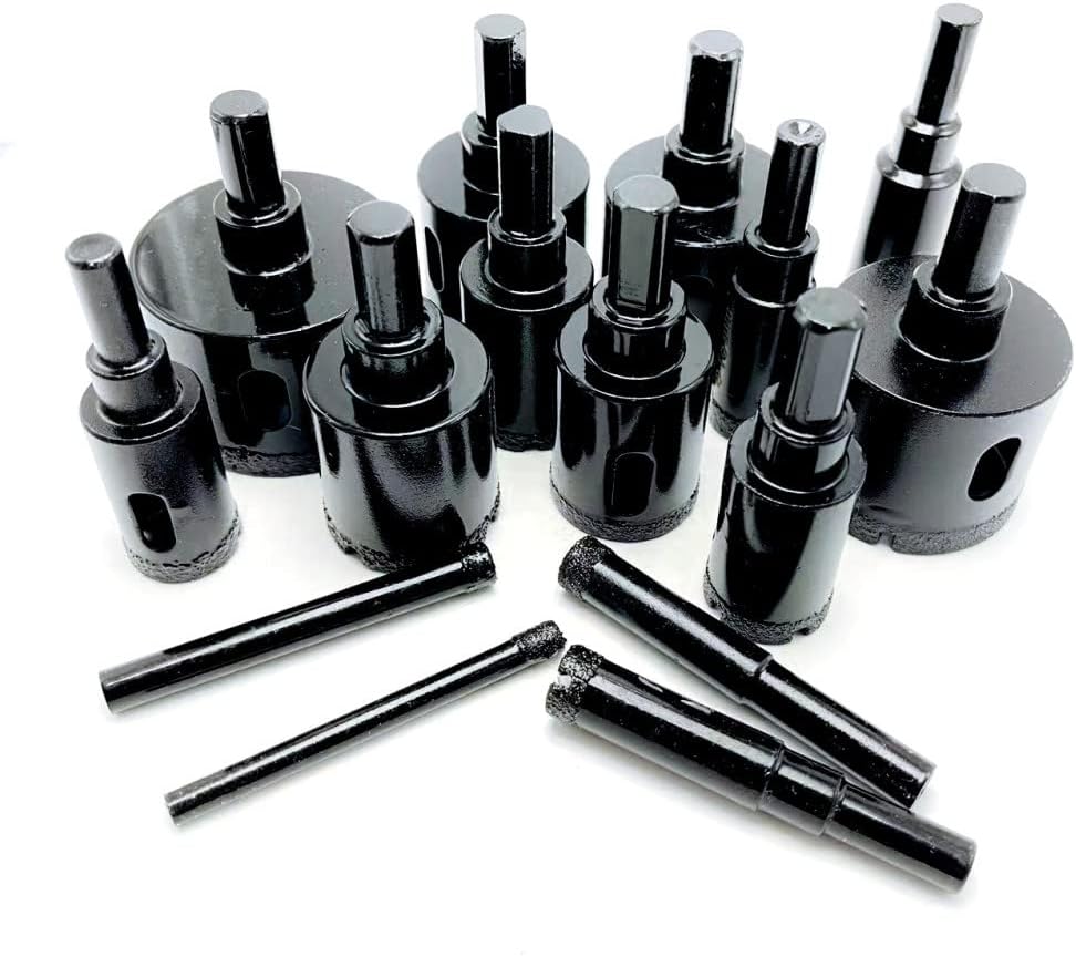 Diamond Coated Drill Bit 6-65mm Hole Saw Drilling Bits for Glass Ceramic Marble Tile Granite Power Tool Accessories Core,8mm(28mm)