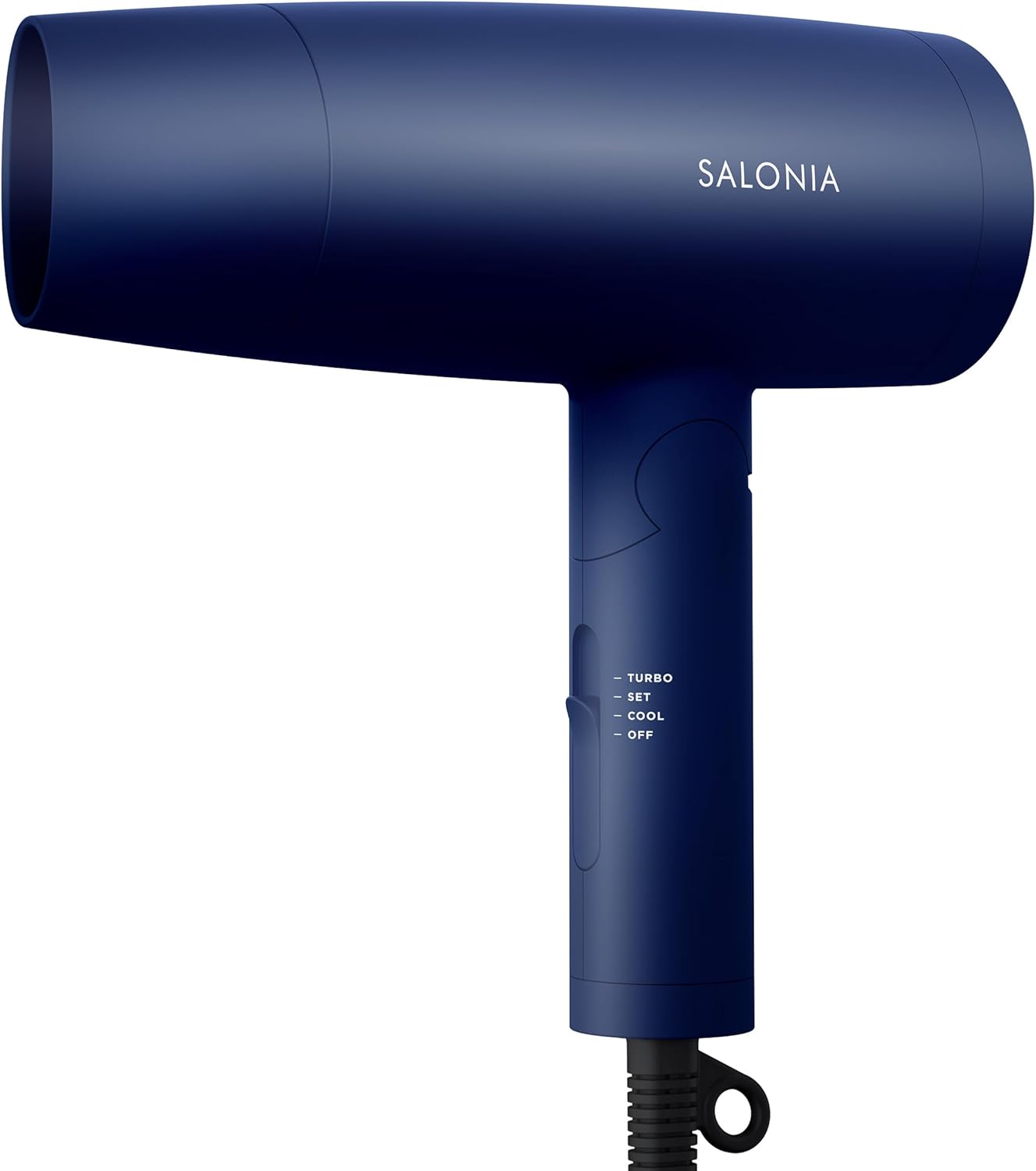 SALONIA サロニア スピーディーイオン ドライヤー 大風量 速乾 軽量 マイナスイオン ヘアドライヤー SL-013ANV ネイビー 【Amazon.co.jp限定】