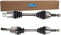 Vista 281 de TRQ Juego de conjunto de eje de transmisión CV delantero para conductor y pasajero, 2 piezas, compatible con Ford Explorer 4WD 95-01, Explorer AWD