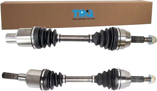 Miniatura 92 de TRQ Juego de 2 piezas de ensamblaje de eje CV delantero del lado del conductor y del pasajero, compatible con transmisión automática Mazda 3 i