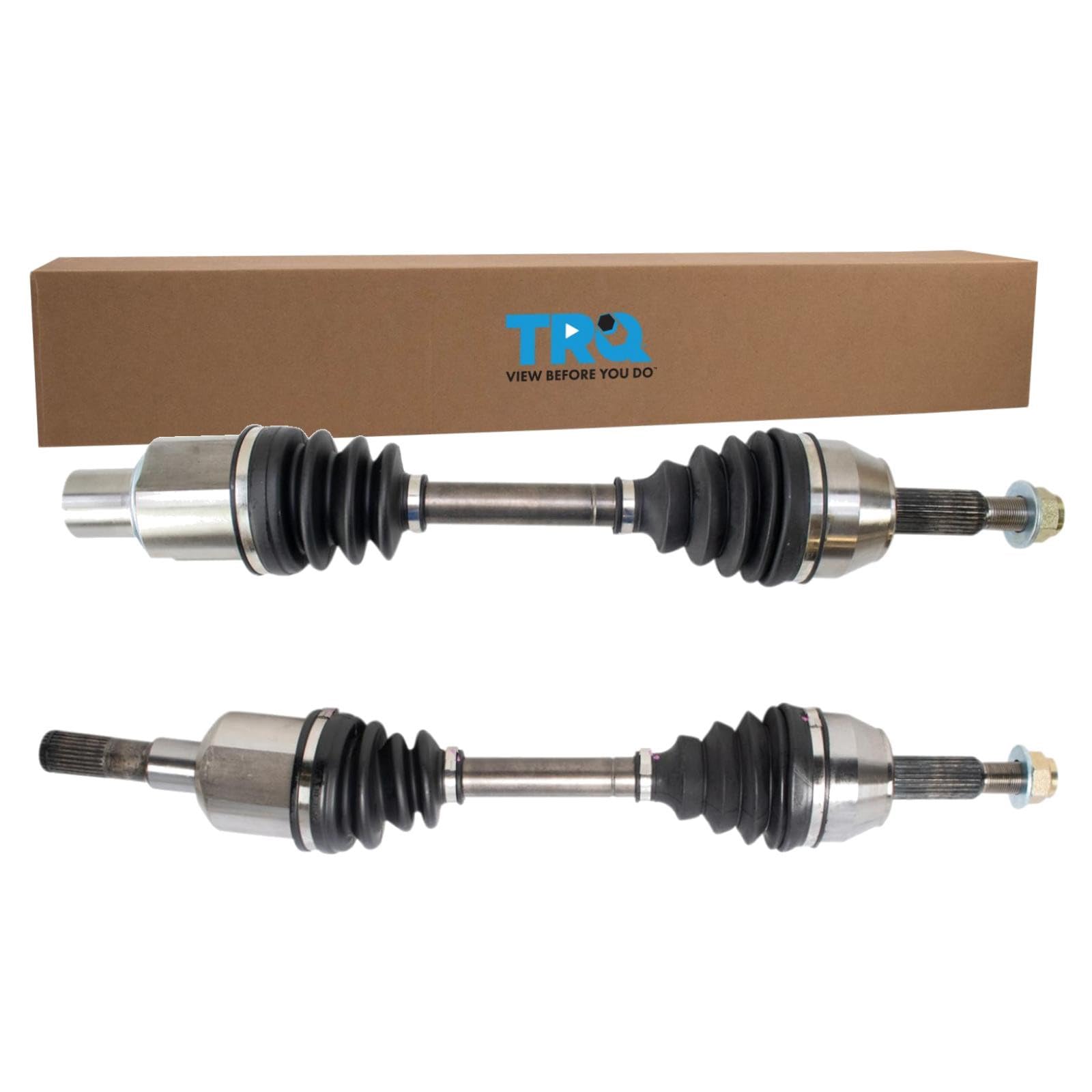 TRQ Front Driver and Passenger Side CV Axle Assembly Set 2 Piece