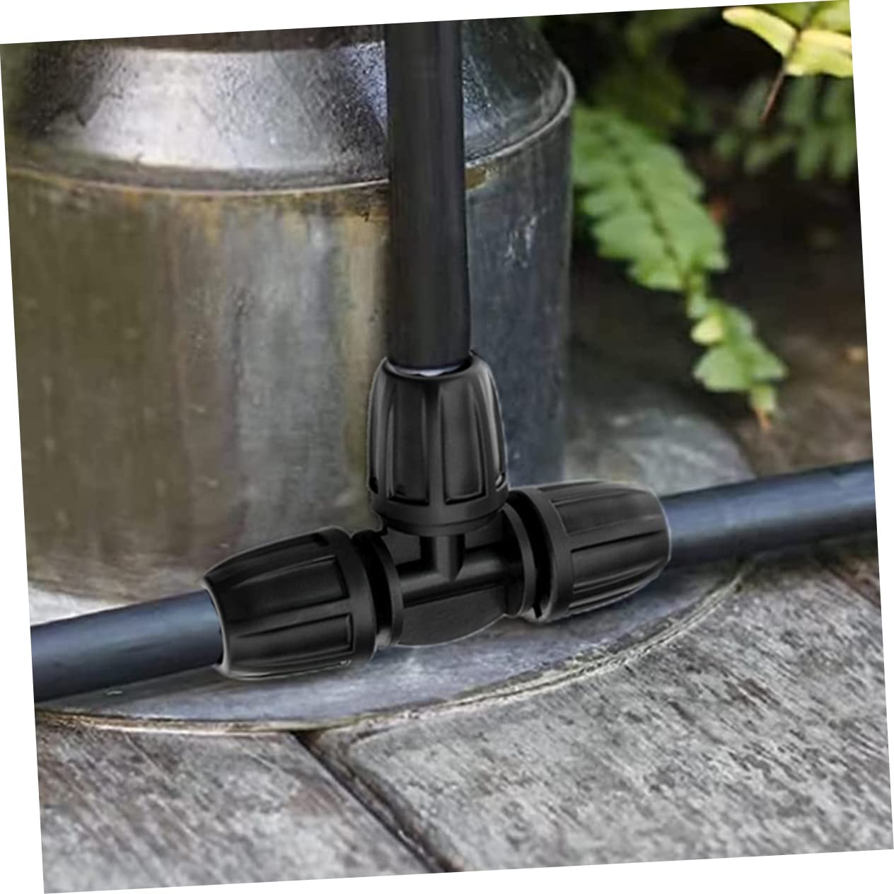 Connettore a T, 100 pezzi irrigazione a goccia raccordo a T tubo flessibile ugello a goccia kit irrigazione a goccia adattatore for irrigazione T spinato tubo for irrigazione da giardino