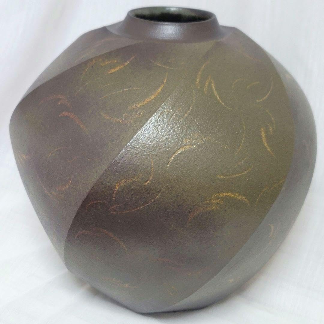 益子焼 壺 花瓶 Amazon.co.jp: 福原達郎 作 益子焼 壺 花瓶 : ホーム＆キッチン