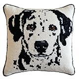 【Artisanat de bricolage】: Le kit de crochet de verrouillage comprend du fil de couleur coupé,une housse de coussin en toile imprimée en couleur,un crochet et des instructions en anglais.