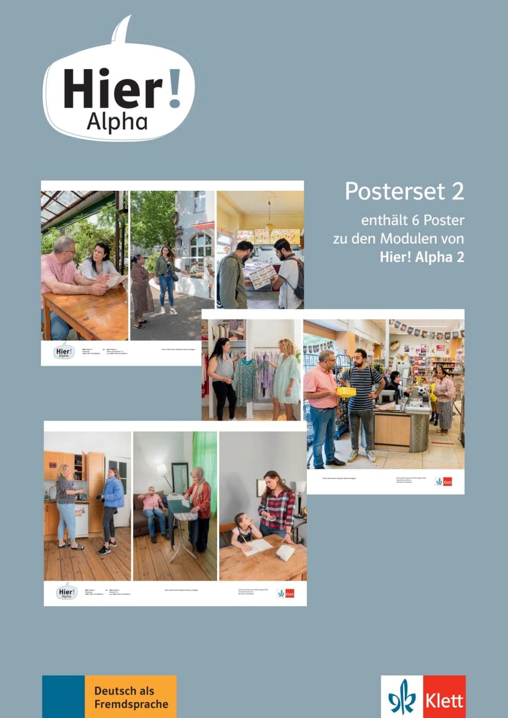 Hier! Alpha 2: Deutsch für die Integration. Posterset 2 (Hier! Alpha