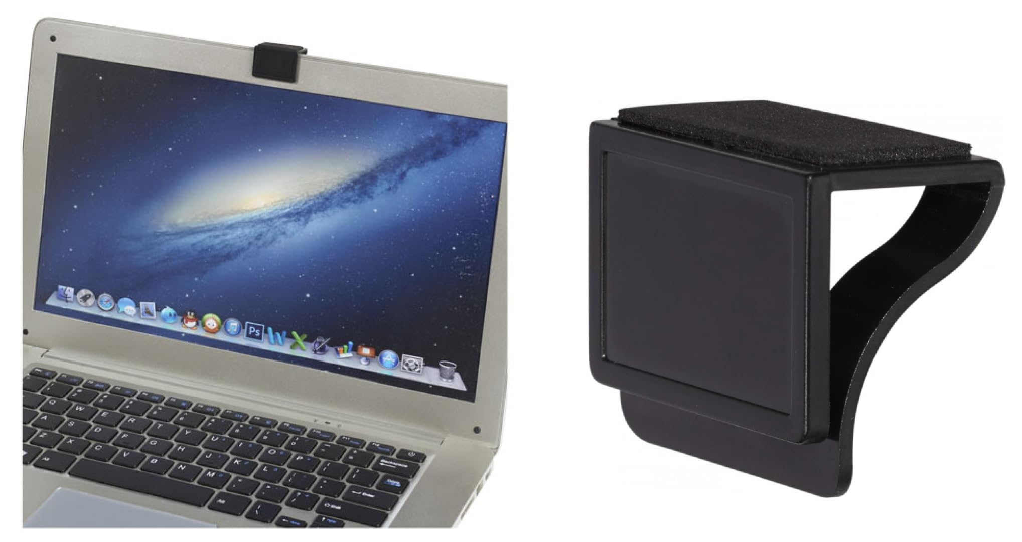 Generico 2X Clip Copri Webcam Cover + Pulizia Schermo Copri Fotocamera Notebook Computer