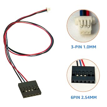DSD TECH SH-C02A 3PIN 1.0MM to 2.5MM Cable Compatible Raspberry Pi 5 Debug Probe