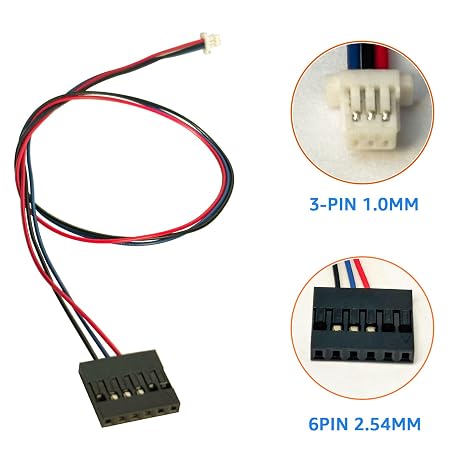 DSD TECH SH-C02A 3PIN 1.0MM to 2.5MM Cable Compatible Raspberry Pi 5 Debug Probe