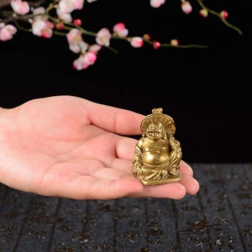 Miniatura 3 de Regalo de Navidad Característico, decoración de Buda sonriente, Estatua de Buda feliz para la buena suerte, juego de 6