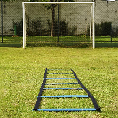 Escada de agilidade Treino Funcional Futebol Exercicio Emagrecimento (Azul)