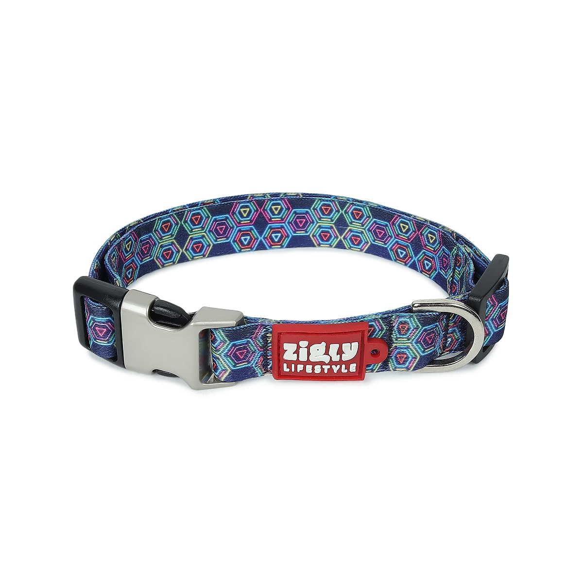 Zigly Lifestyle Disco Adjustable Dog Collar Belt for Small Medium Large Dogs Neck Collar for Pets - Large (B0CSPKCJWQ) Amazon Price History, Amazon Price Tracker