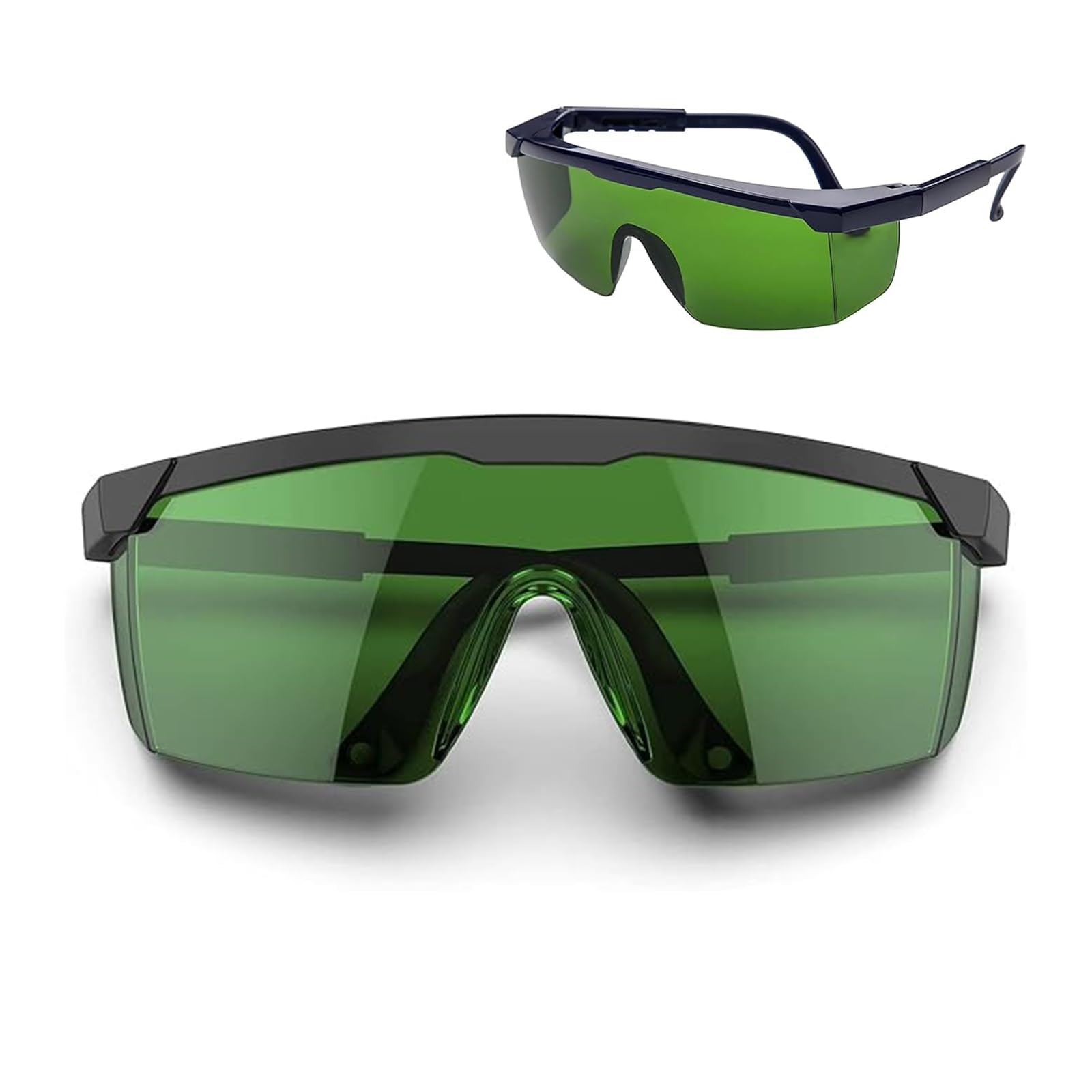 DNSHAN 1 Piezas Gafas De Seguridad Láser IPL 190-2000nm, Gafas Protectoras Para La Depilación Gafas Para Hombres Mujeres, Gafas De Seguridad Para Nivel Láser De Luz Verde