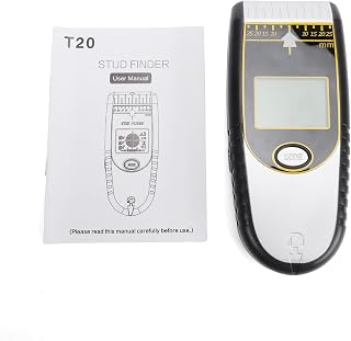 Dpofirs 7-in-1 Digital Wall Scanner Stud Finder Detector with LCD Display for Metal, Wood, Live AC Wire Detection on Concrete, Tile, Ceilings, Floors (Silver)