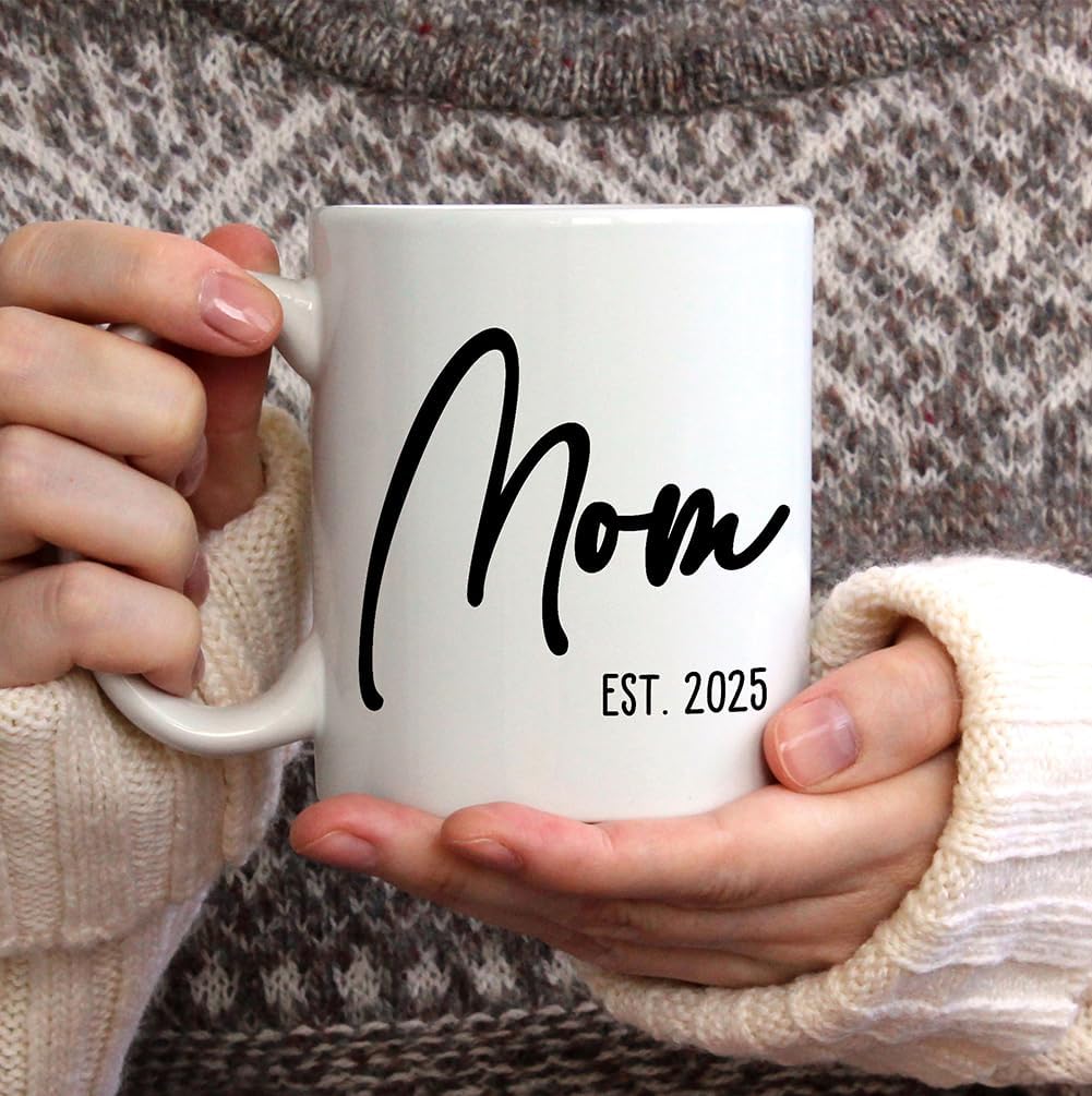 Breezy Valley Mom Est 2025 Mug for Expecting Mothers – New Mom Gifts for Women, First Mothers Day Gifts for Mommy to Be, Baby Shower, Pregnancy Announcement Coffee Mug - Image 2