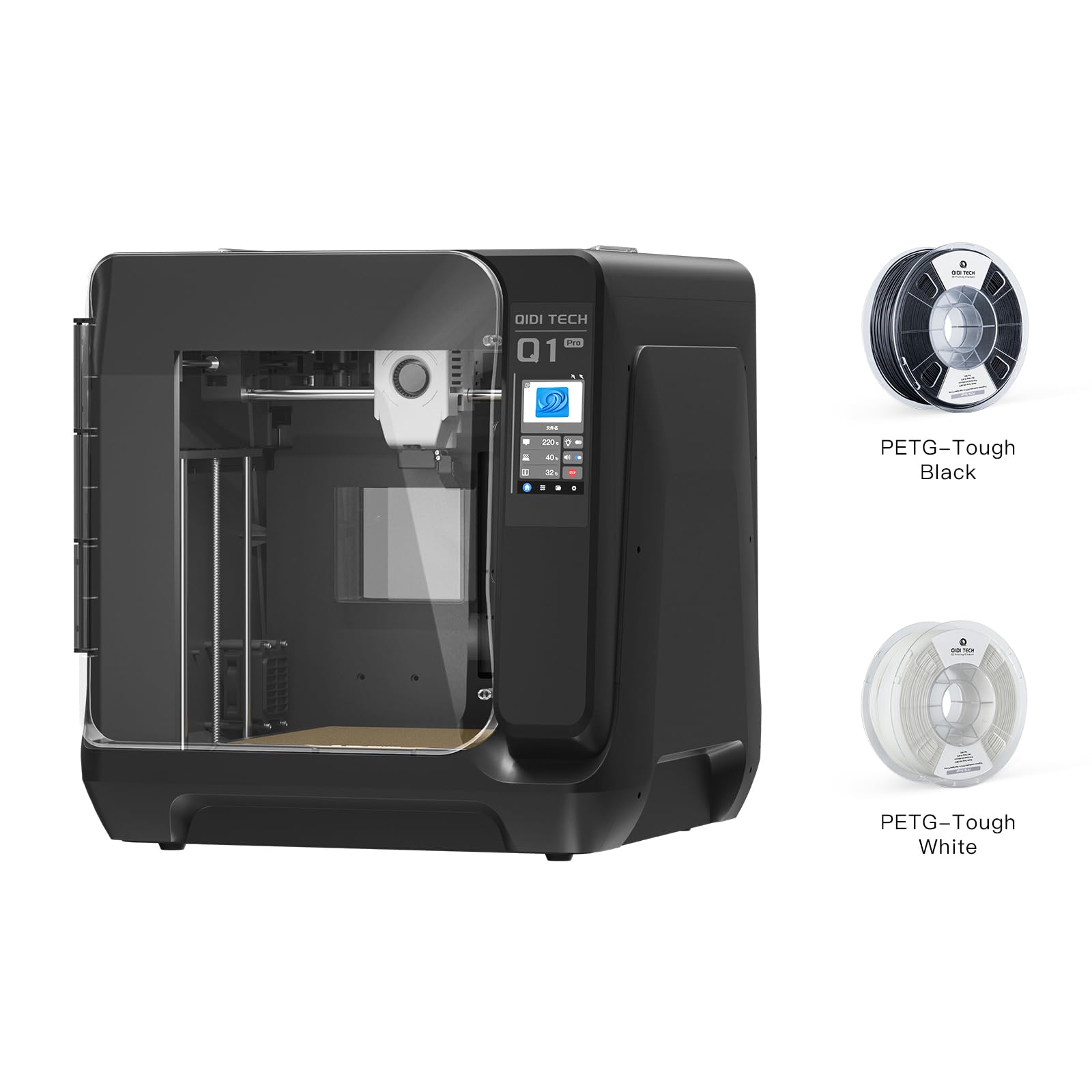 QIDI Q1 Pro 3D Printer Bundle Comes with 2kg of QIDI PETG Filament
