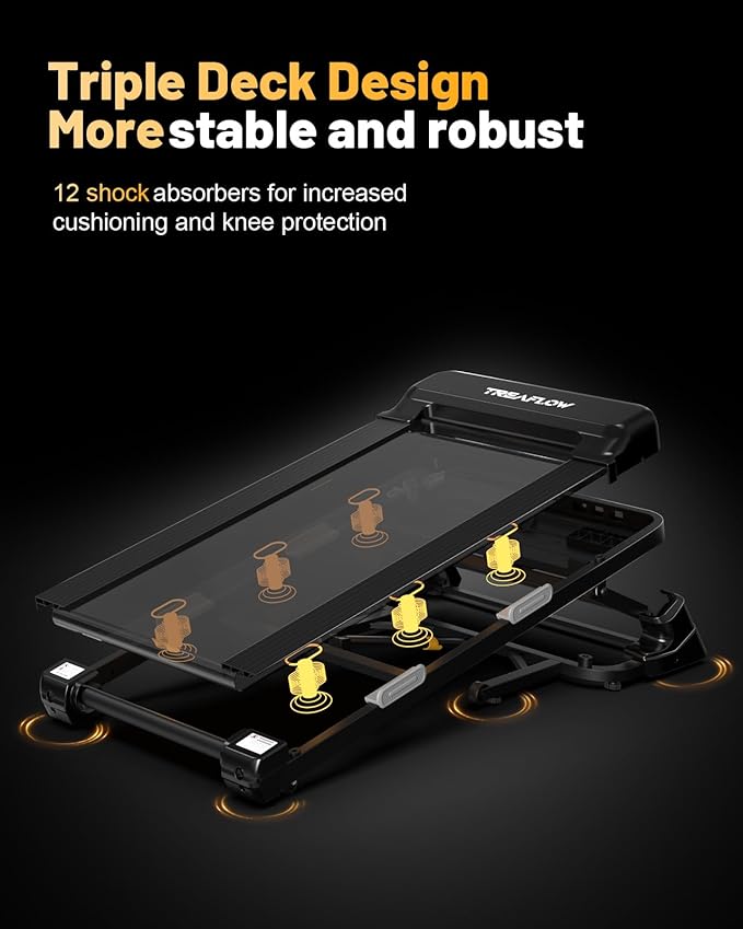 Caminadora Eléctrica Plegable con Inclinación Automática 25% y Motor 3.5HP, Color Negro miniatura 4