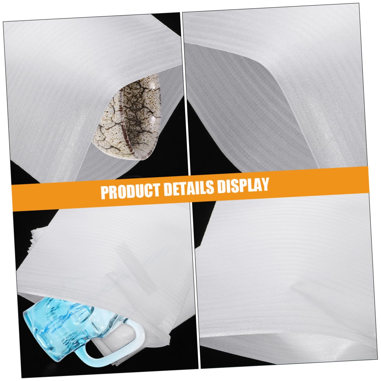 SHINEOFI 300 Piezas Bolsas De Espuma Para Embalaje Material De Espuma Para Almacenamiento y Envíos De Bolsas De Para Embalaje Suministros De De Para Mudanzas