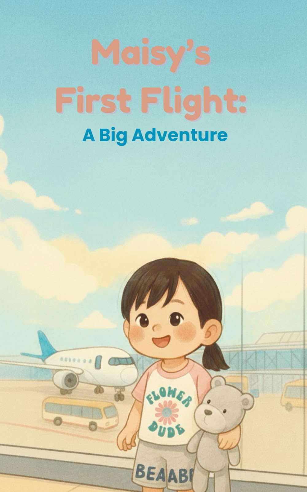 Maisy's first flight: A Big Adventure: A warm and gentle picture book to prepare toddlers for their first airplane trip
