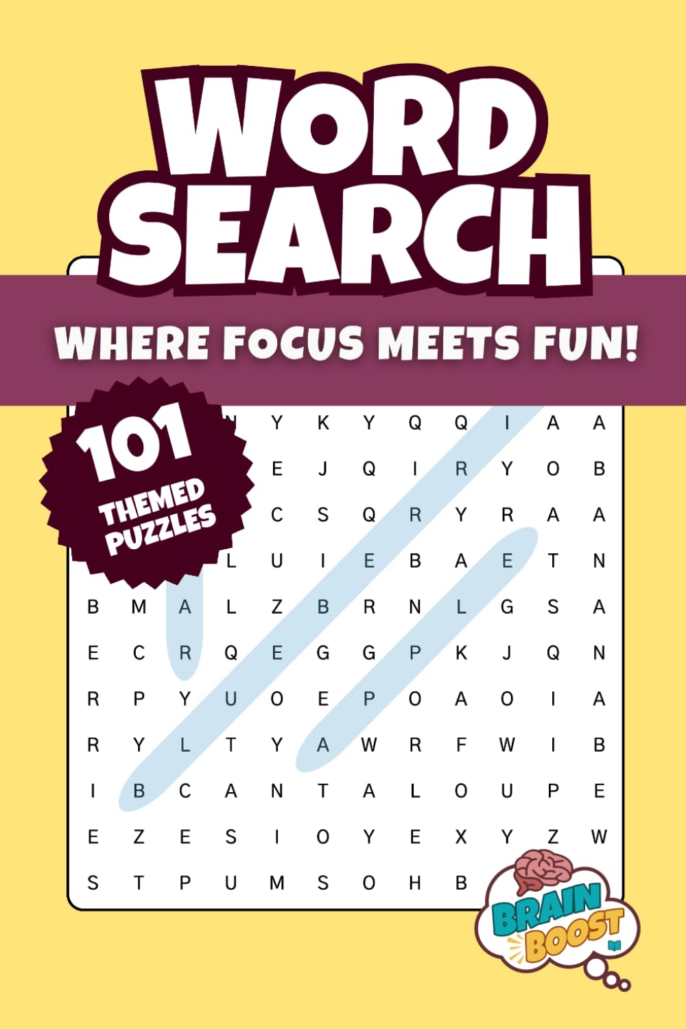 101 Themed Word Search Puzzles: From the Brain Boost Books Collection - Where Focus Meets Fun