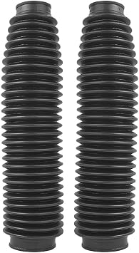 Polisport Fork Boots 250x32x60mm - Stretch to Adapt to Motorbike Forks for Superior Fit & Durable Protection - Black