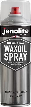 JENOLITE Waxoil Rust Prevention Aerosol, Car/Bike/Motorcycle Corrosion Protection Spray 500ml 16.9 fl oz