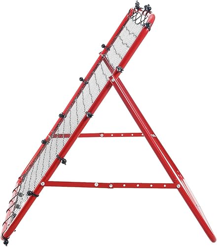 Miniatura 9 de VEVOR Red de rebote de fútbol, retroceso de 39 x 39 pulgadas, regalos de entrenamiento de fútbol portátil, ayudas y equipo para niños, adolescentes