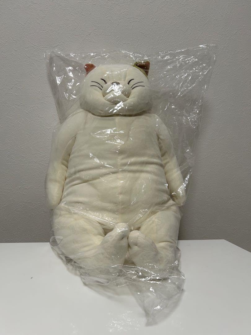 Amazon.co.jp: ムタさん ぬいぐるみ もふもふ 猫の恩返し : おもちゃ