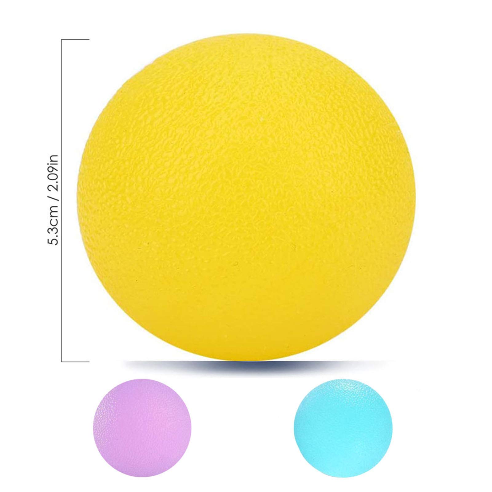 Lot De 6 Balles De Rééducation Main En Silicone – Anti-Stress, Différentes Résistances, Pour Exercices Doigts, Poignet Et Soulagement Stress