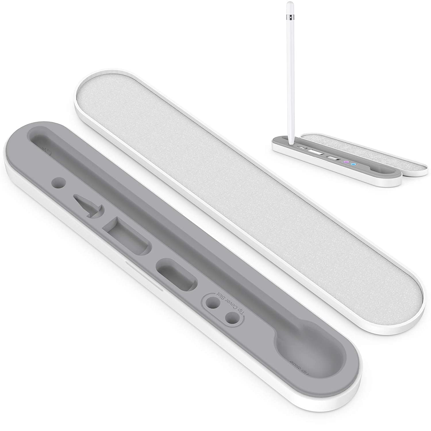 Compact Carrying Case Holder Hard Storage Box [Apple Pencil & Accessories not Include] for Apple Pencil 2nd Generation and 1st (Gray)-image-43