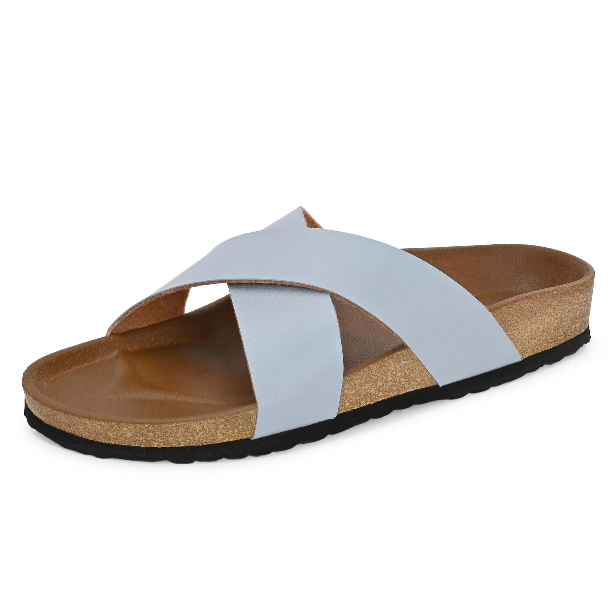 Women’s Berkin-Style Slip-On Sandals | Open Toe Design | Soft PU Footbed | Lightweight & Comfortable | Arch Support | On-Grip Sole | Casual Outdoor Wear (9225)-image-37