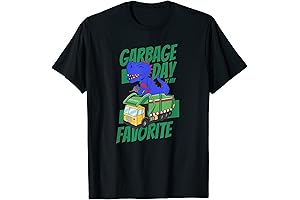 Garbage Day Is My Favorite T-Rex Remote Control Trash Truck T-Shirt