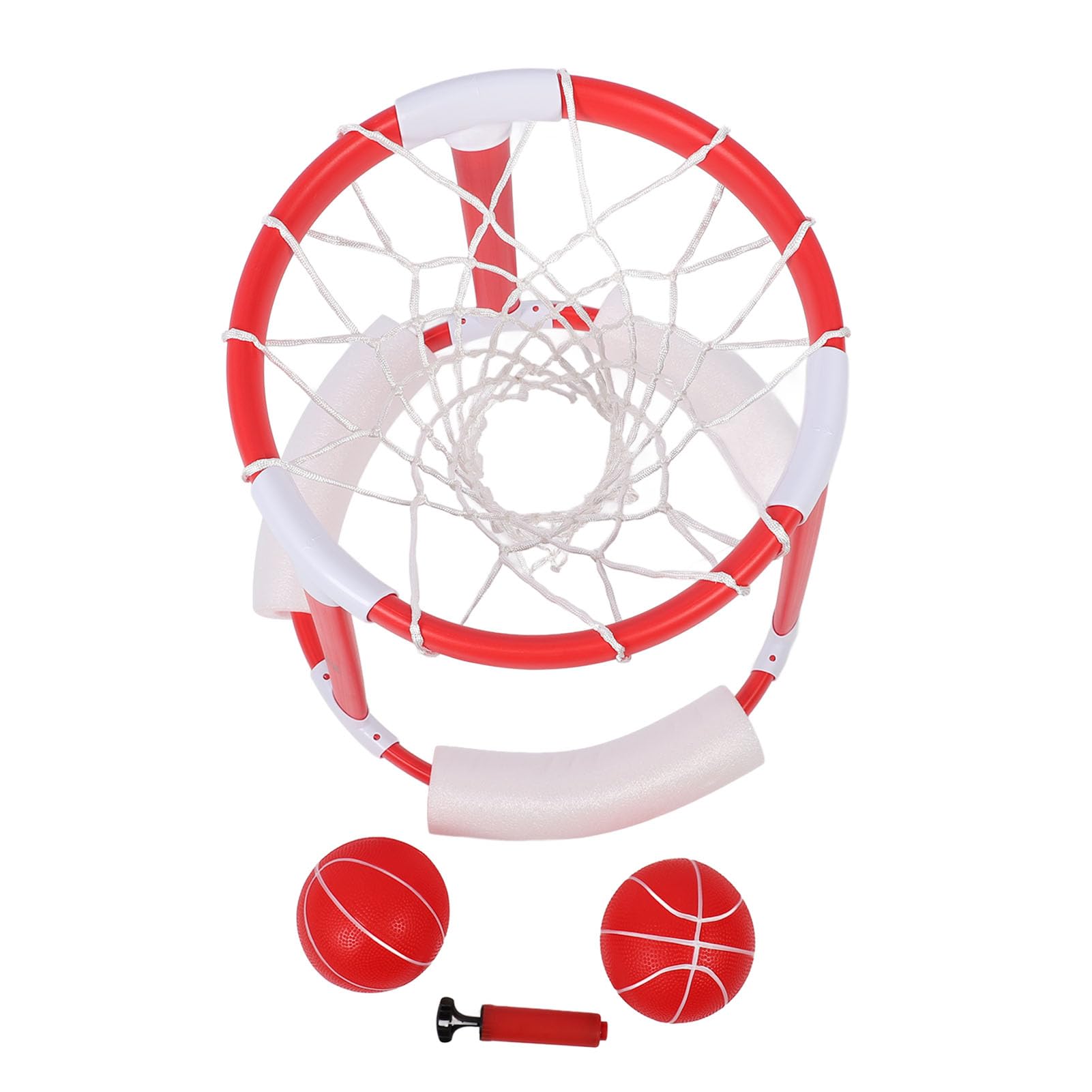 EMUKOEP Giochi d'Acqua Estivi All'aperto Piscina Giocattolo Canestro da Basket Giocattoli con Pompa per Palline, Lunga Durata, Plastica, Feste di Compleanno