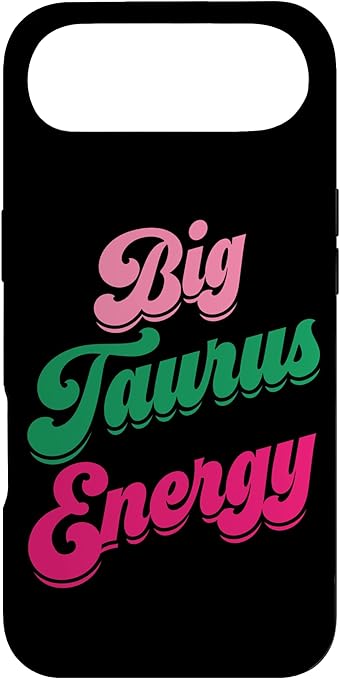 Big Taurus Energy Women Zodiac Sign Taurus Season Retro Cute Case for iPhone Air